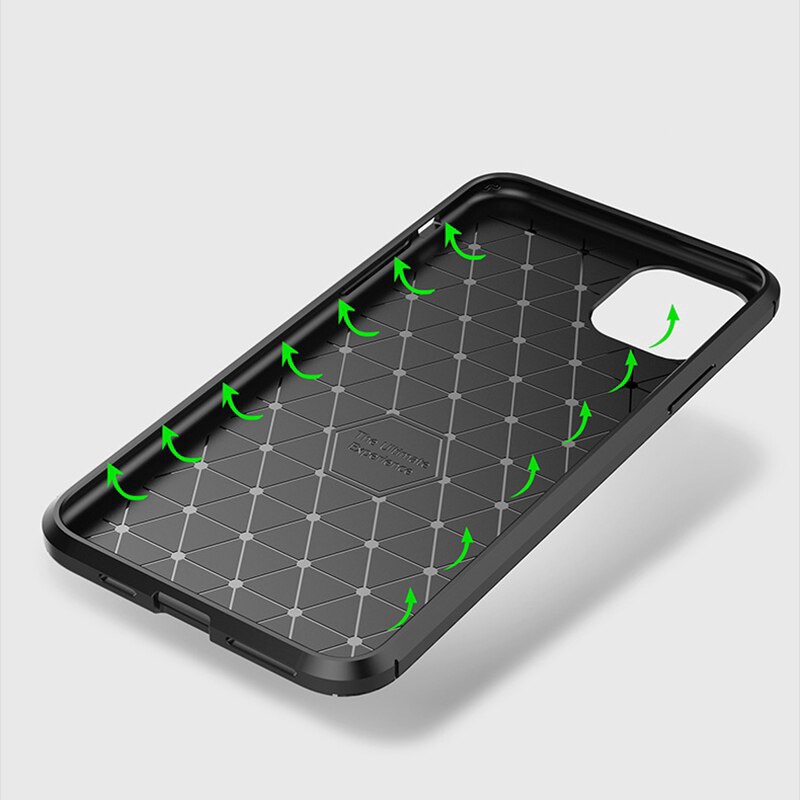 Ốp điện thoại silicon sợi carbon sang trọng thích hợp cho iPhone 13 12 11 Pro Max XS Max XR X 7 8 Plus SE 2020
