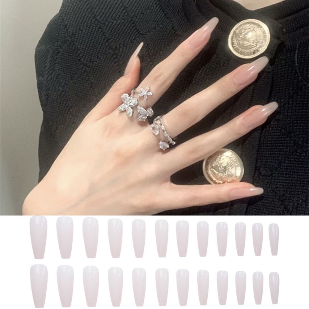 [Hàng mới về] Hộp 24 móng tay giả Mihan1 kiểu dáng sành điệu dành cho nữ