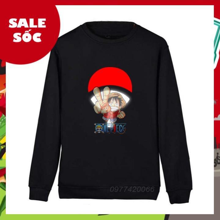 (SALE) áo sweater Naruto gia tộc Uchiha phản quang, áo thu đông Naruto Uchiha