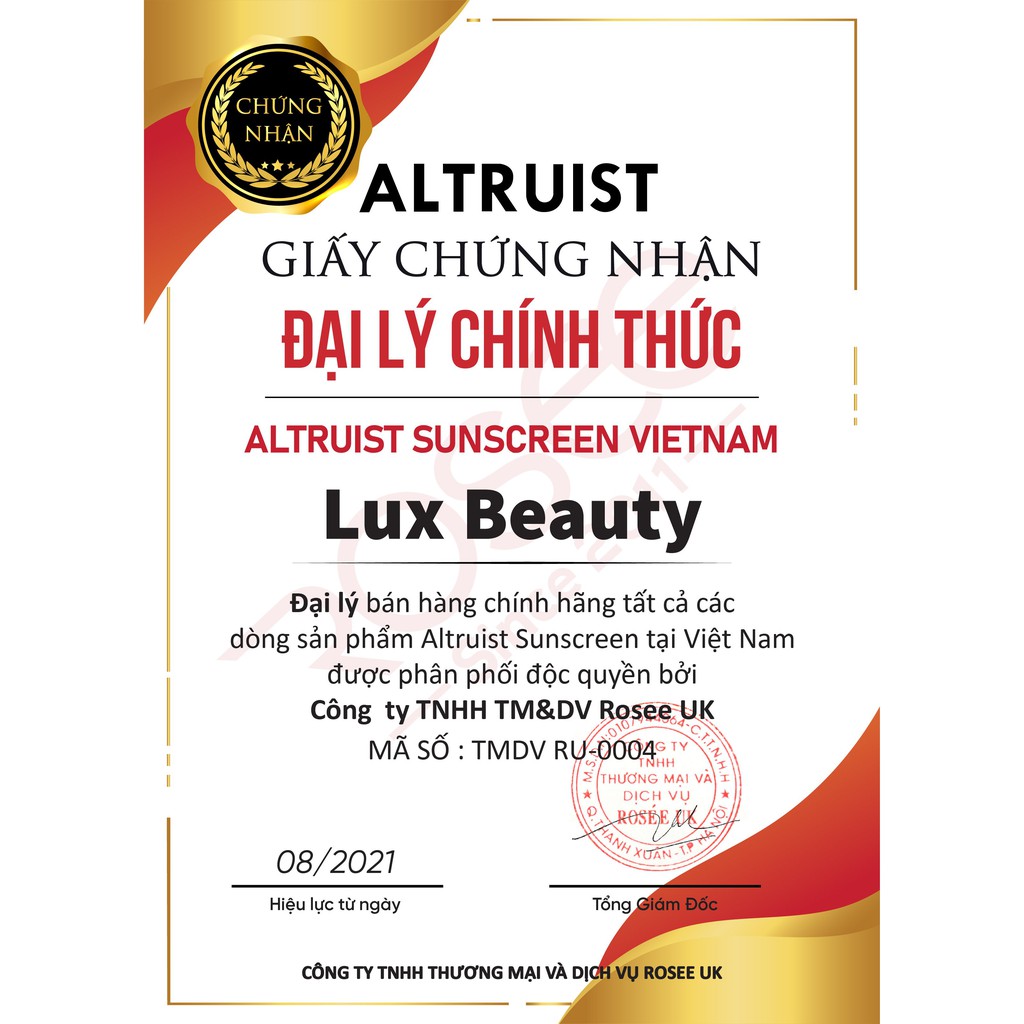 Kem chống nắng Altruist Dermatologist Sunscreen SPF 30 200ml | BigBuy360 - bigbuy360.vn