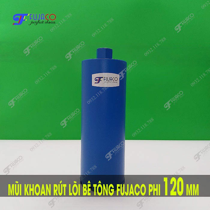 Mũi khoan rút lõi bê tông phi 120 mm - FUJACO