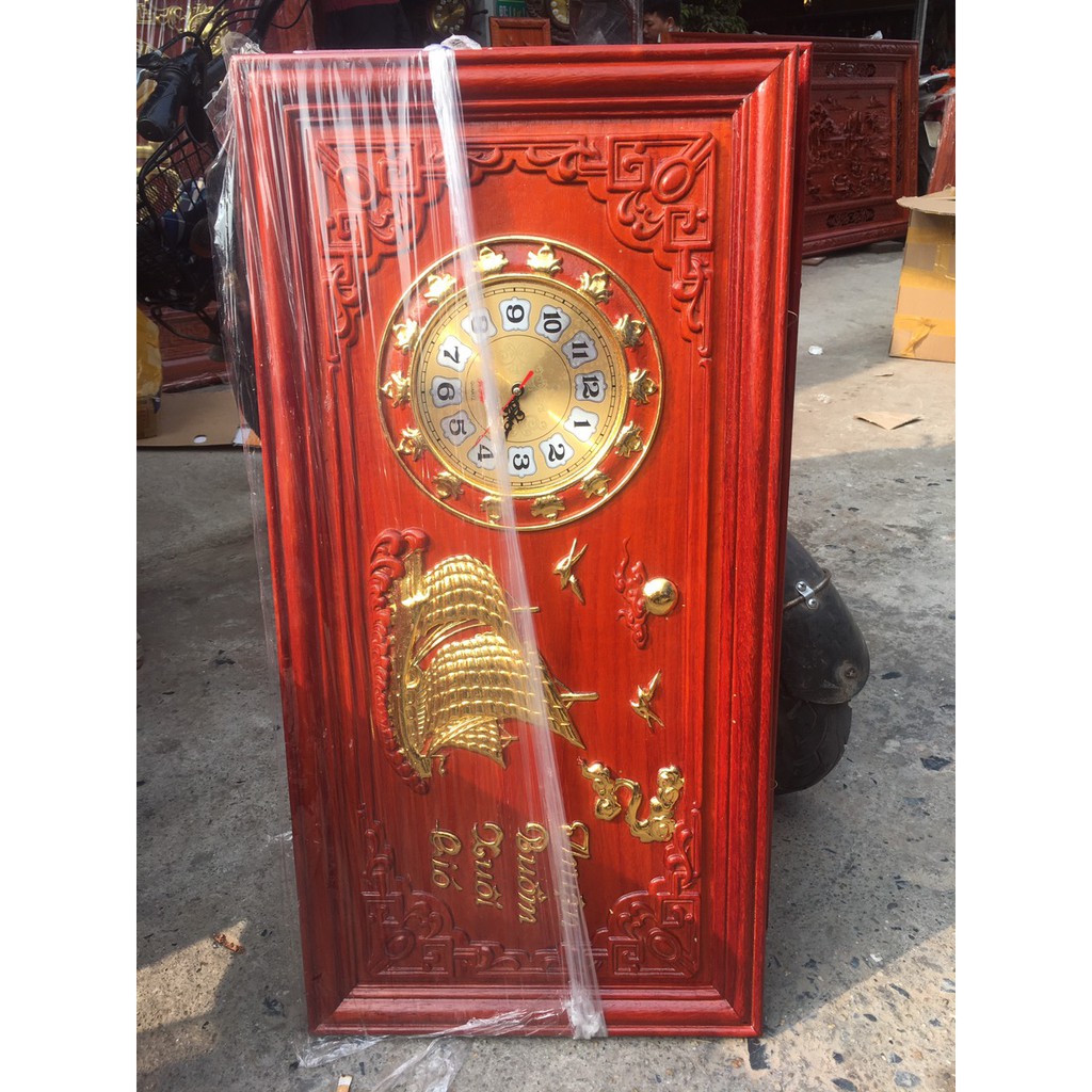 TRANH ĐỒNG HỒ- TRANH CHỮ TÂM TRANH GỖ - TRANH TREO TƯỜNG - TRANH TRANG TRÍ - GỖ HƯƠNG (81X41CM) hàng đẹp,hot hot hot!