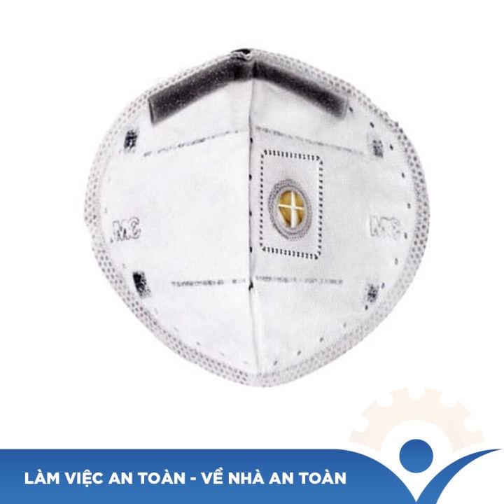 Khẩu trang phòng độc 3M 9541 lọc bụi mịn, kháng khuẩn, hơi hữu cơ, mùi khó chịu Khẩu trang than hoạt tính 3M - THINKSAFE