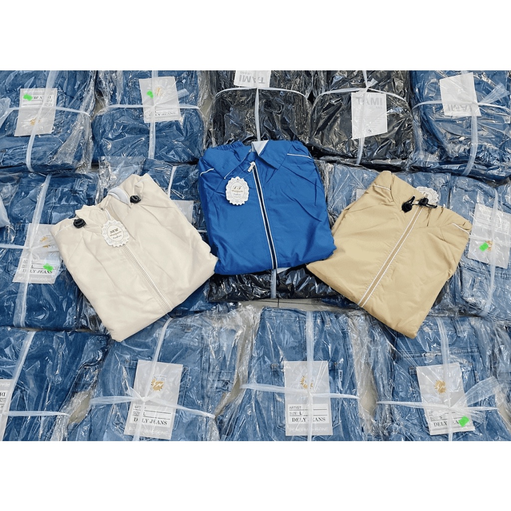 Áo Khoác Dù Nữ 2 Lớp Dày Dặn Phối Sọc Siêu Đẹp, Siêu Chất  - ĐĂNG QUANG FASHION