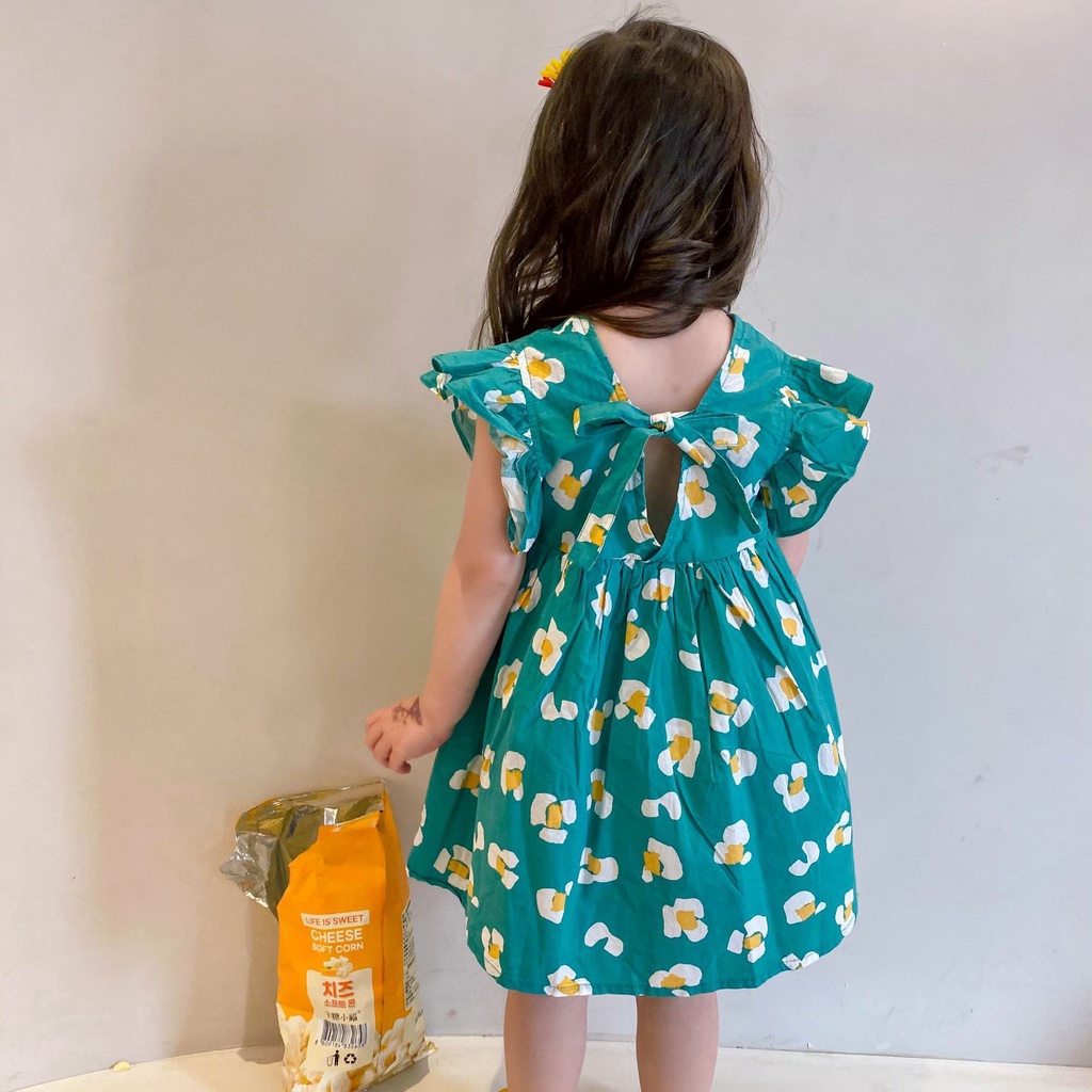 Váy bé gái họa tiết trứng xanh XHN876