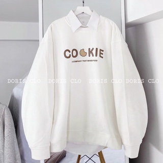 Áo Khoác Sweater xinh xắn in nhiều chữ dễ thương free size