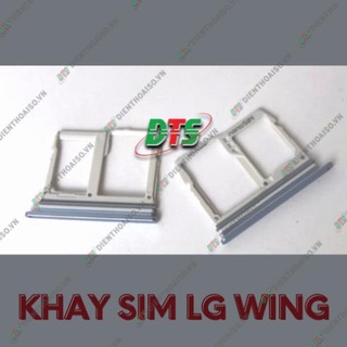 Khay sim lg Wing màu đen, bạc ( Khay sim thay thế cho LG Wing )