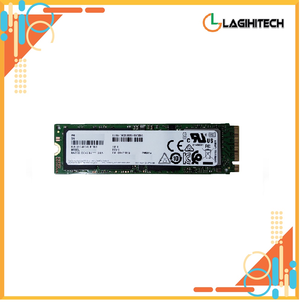 Ổ cứng gắn trong SSD Samsung PM981A 256GB M2 2280 PCIe NVMe Gen3 Bảo hành 36 tháng - Chính hãng Samsung