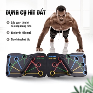 Dụng cụ tập hít đất đa năng parallettes 12 in 1 - Bộ bàn tập chống đẩy tập gym tại nhà