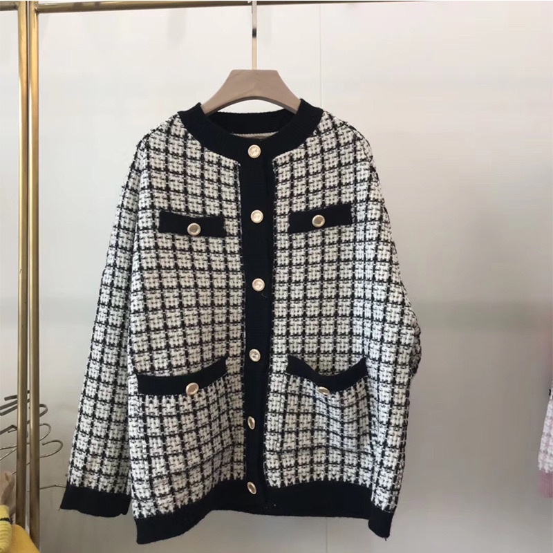 DUNEA Áo Khoác Cardigan Dệt Kim Phong Cách Hàn Quốc Xinh Xắn Cho Nữ