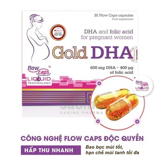 Gold dha - bổ sung dha cho mẹ bầu, sau sinh