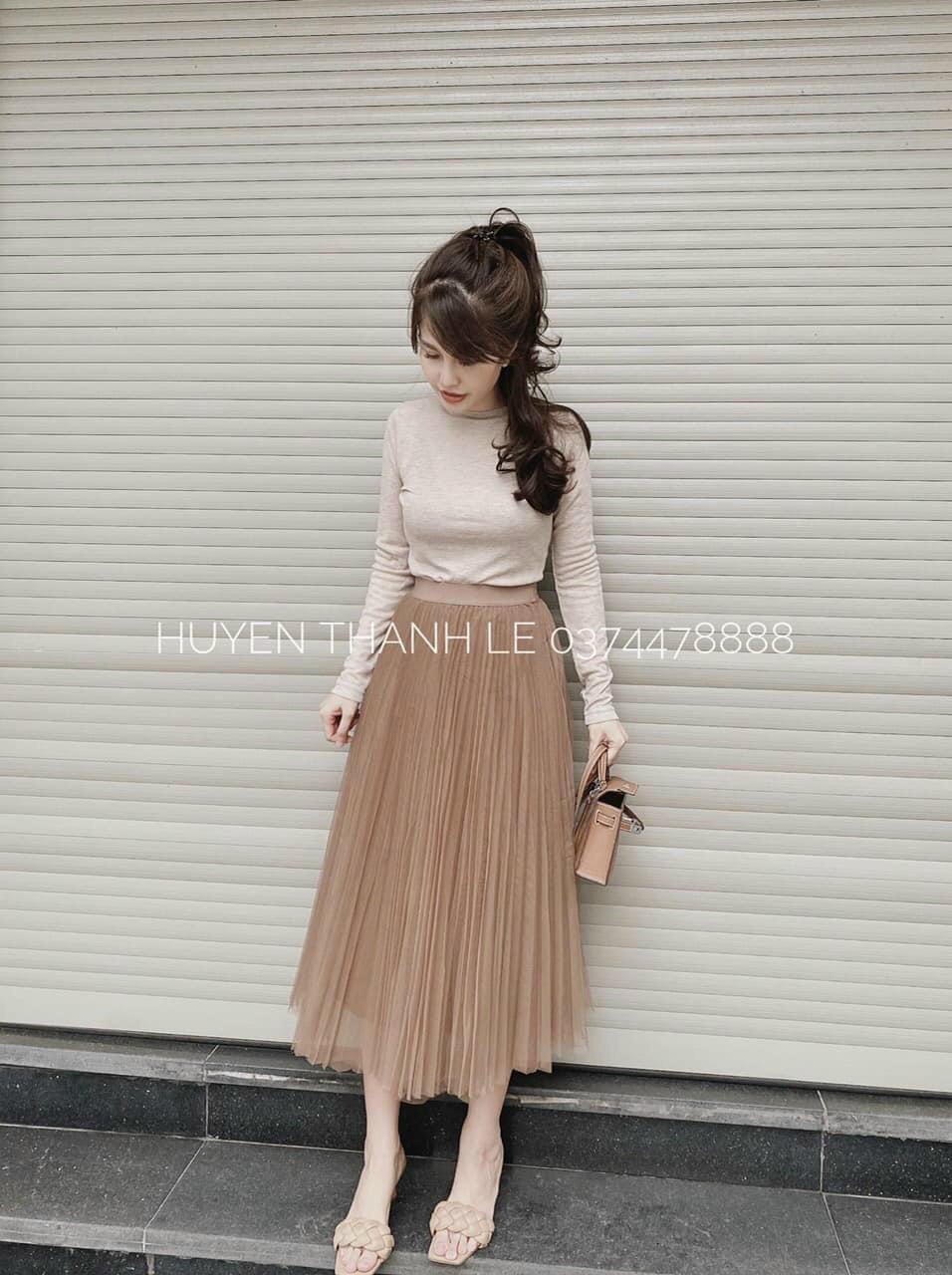 Chân váy xòe dáng dài công chúa von nhiều lớp đẹp | BigBuy360 - bigbuy360.vn