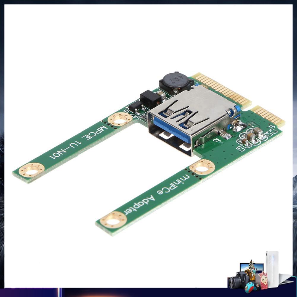 Bo mạch thẻ kết nối ngoại vi với laptop Mini PCI-E sang USB3.0 PCI/PCI-E sang USB 3.0 chuyên dụng