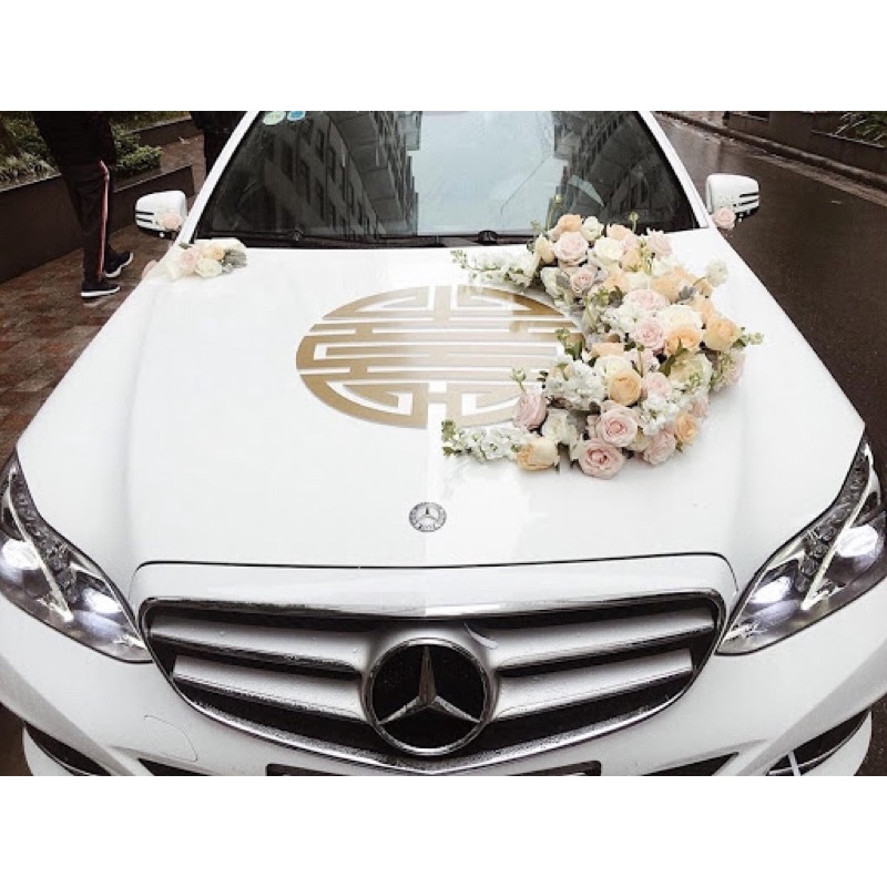 Chữ alu dán xe hoa