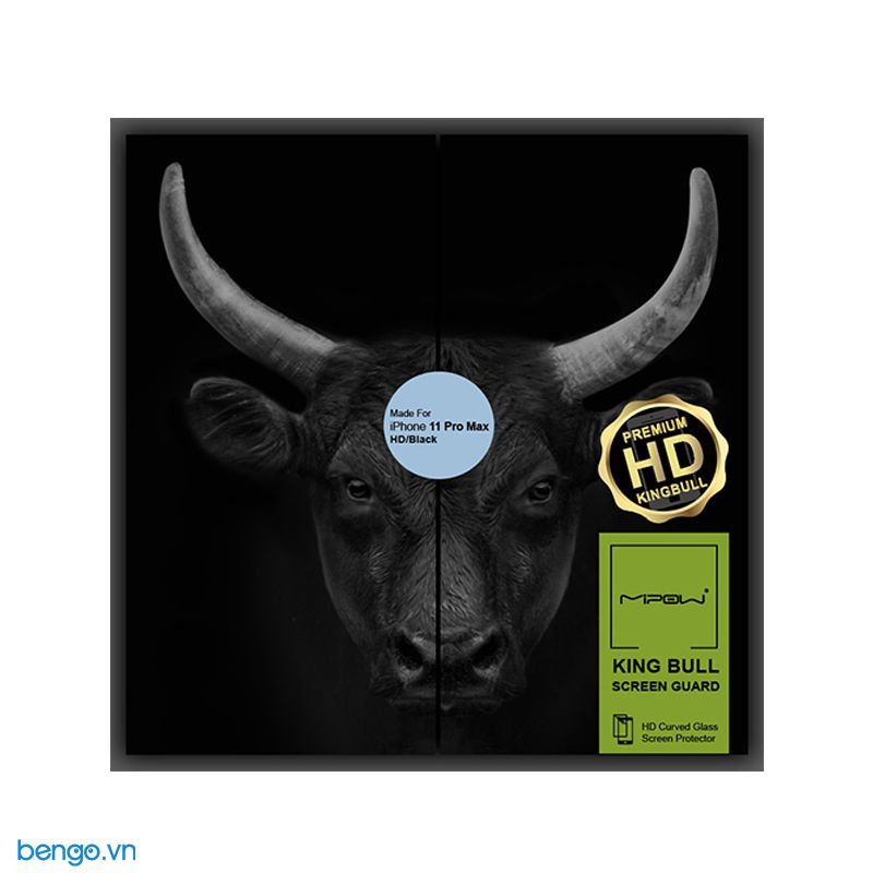Dán Cường Lực iP 11/11 Pro/11 Pro Max MIPOW KINGBULL HD PREMIUM