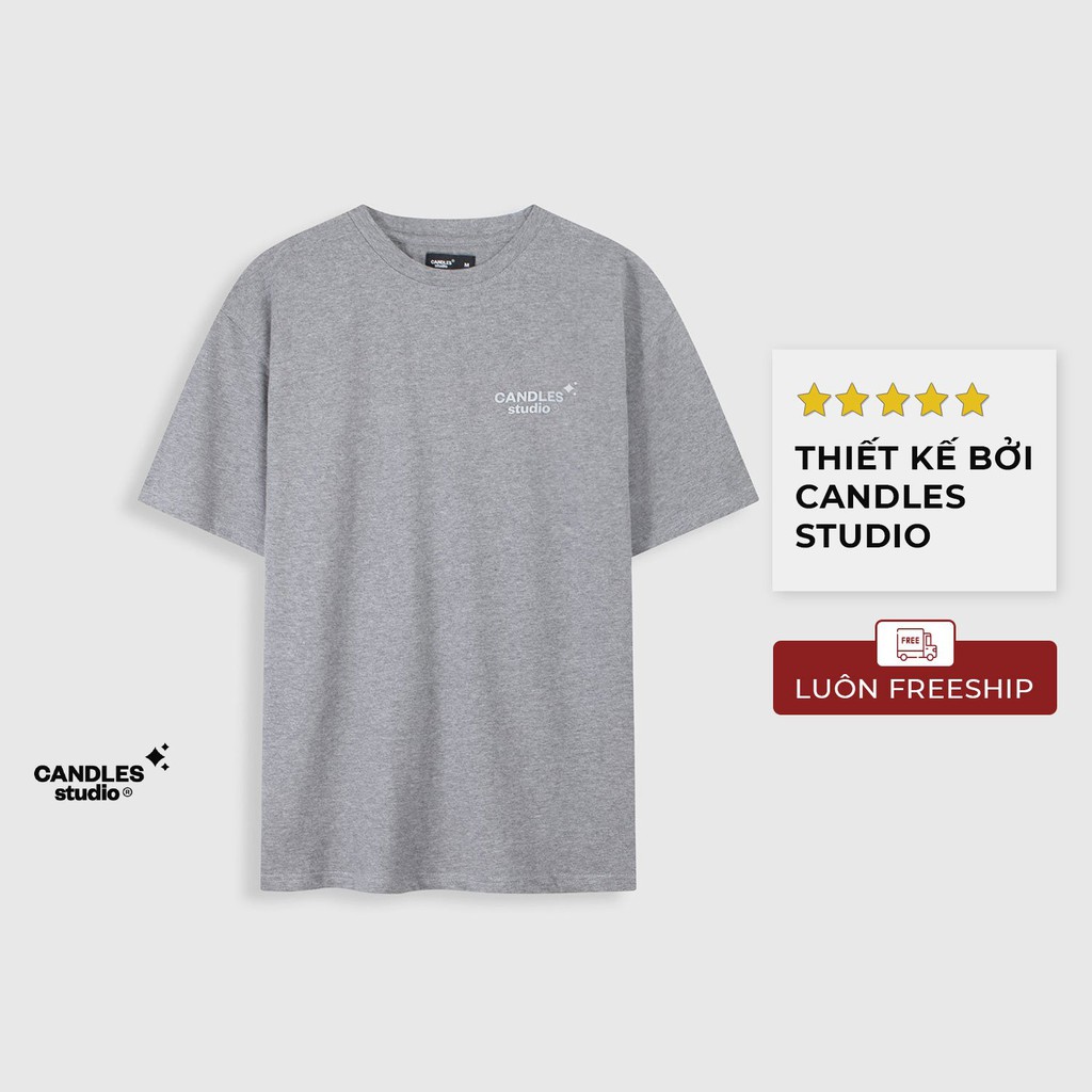 Áo phông unisex basic Candles Studio | BigBuy360 - bigbuy360.vn