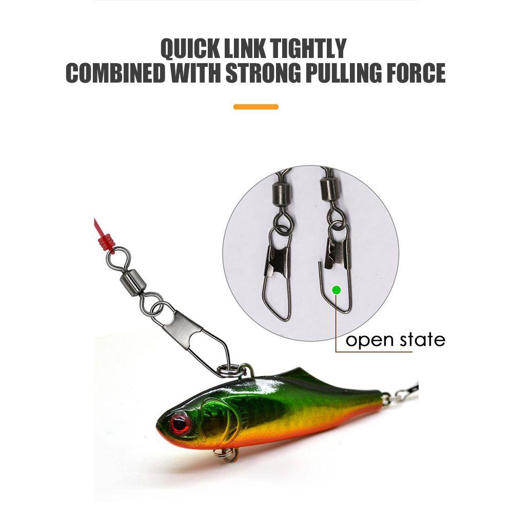 MUVAKO Set 100 Khuyên Nối Câu Cá Size 7# Bộ Chuyển Đổi Từ 144 Sang 144 Độ# Quả Bóng Chịu Lực Tốt Chất Lượng Cao