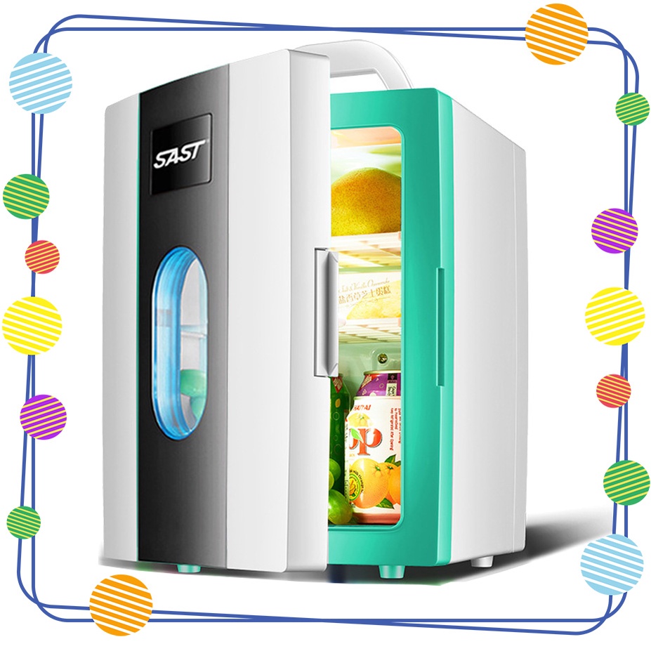 Tủ lạnh mini 10 lít SAST ST10L 2 chế độ làm lạnh hâm nóng cho gia đình và trên ô tô(bảo hành 1 năm)