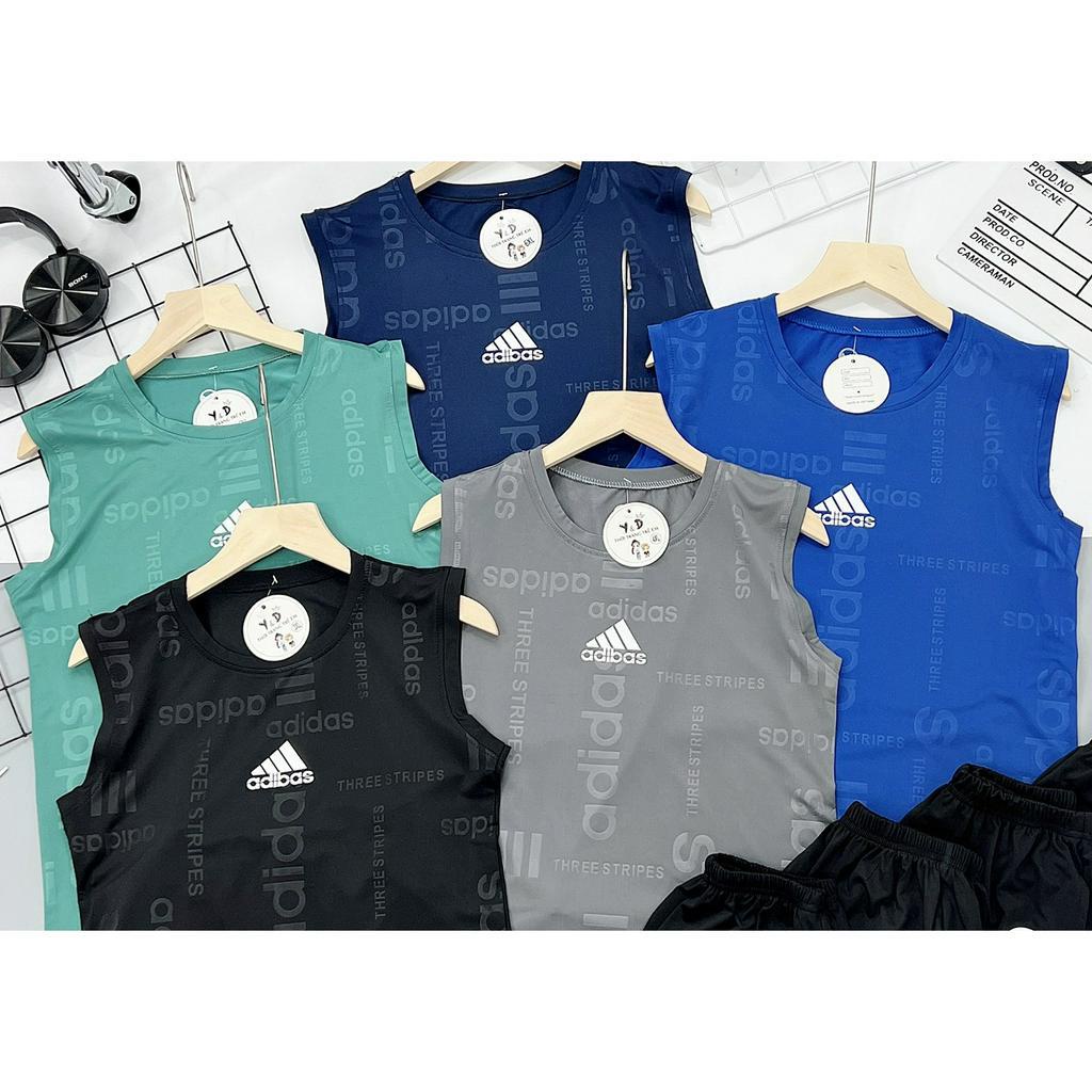 SIZE ĐẠI 26-36KG: Bộ SÁT NÁCH Adasss vải thể thao mềm mát cho bé trai - BSNA