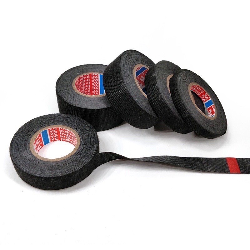 Cuộn băng keo vải chống cháy  quấn dây điện kích thước 19mm x 15m tiện dụng chất lượng cao