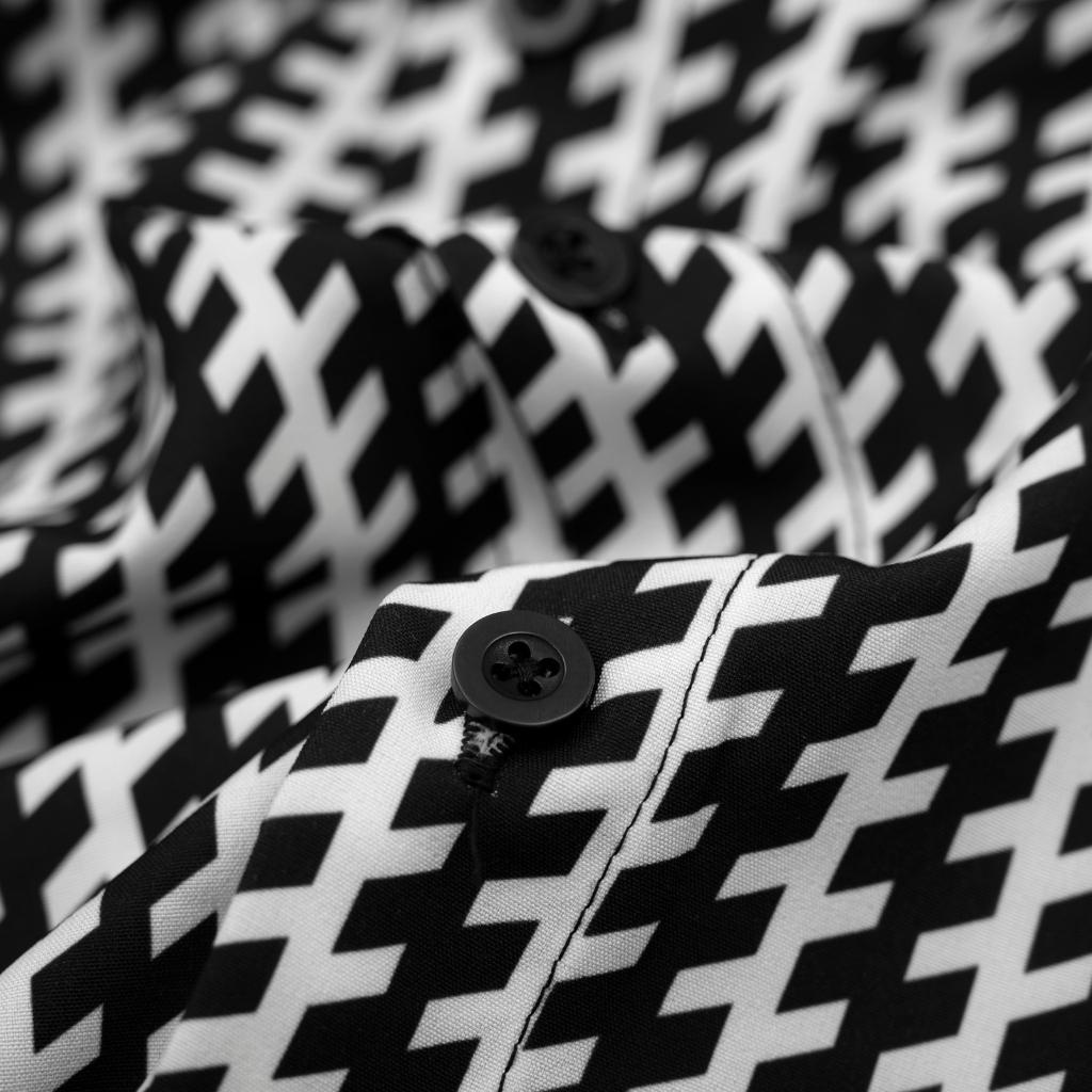 Áo sơ mi nam hoạ tiết SILVER GREY BOIZ vải lụa form rộng unisex