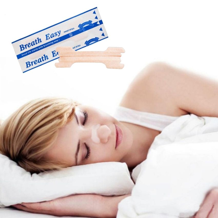 Miếng Dán Chống Ngáy Ngủ Breath Easy Miếng Dán Cánh Mũi Không Mùi An Toàn Sử Dụng