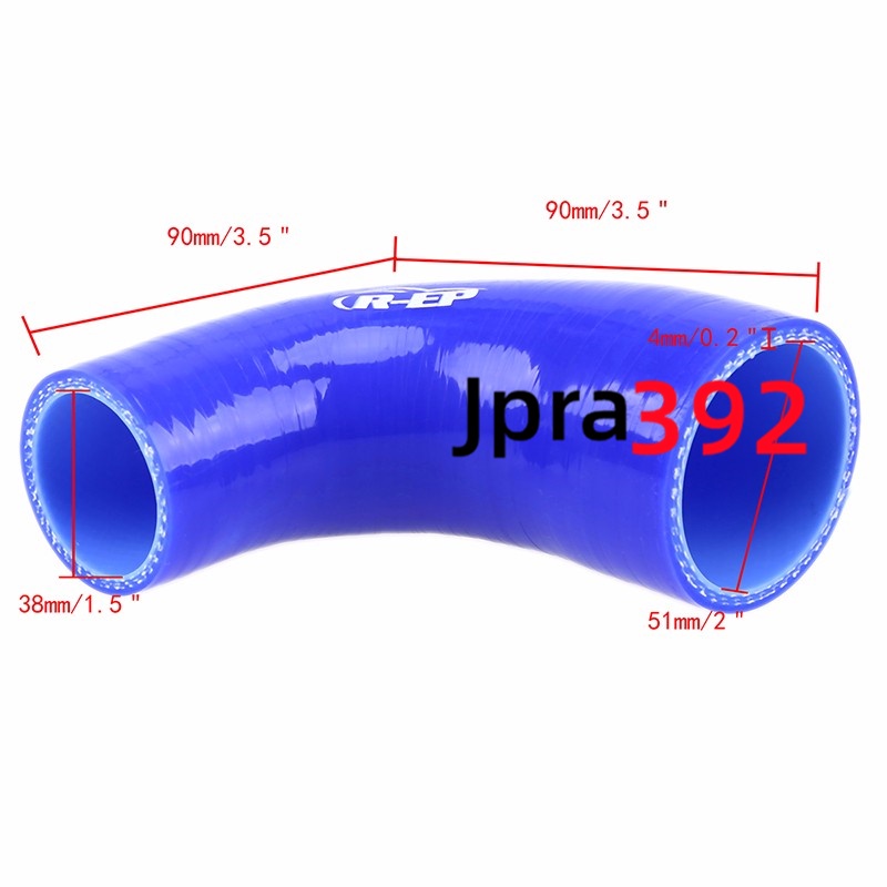 Ống Nối Góc 90 Độ Bằng Silicone Chịu Nhiệt Độ Cao Cho Xe Hơi