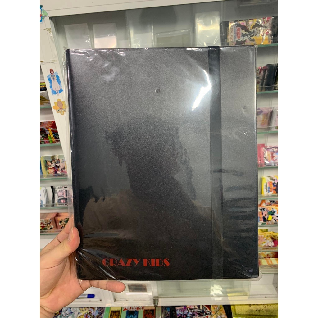 Sổ đựng card , album sưu tập thẻ bài Pokemon Yugioh Hàn quốc 9-Pocket đen 3x3