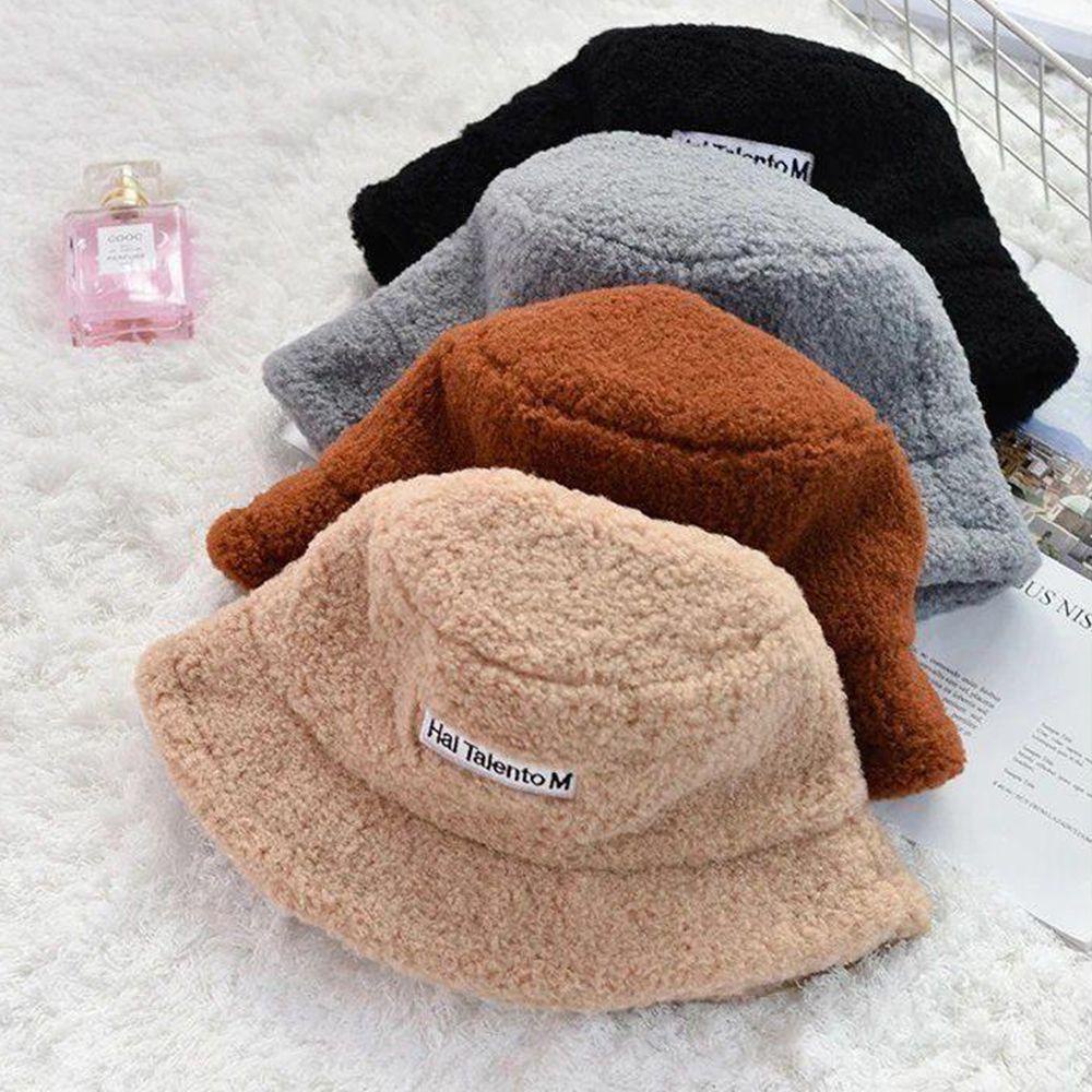 Nón Tai Bèo Len Lông Cừu Thiết Kế Đơn Giản Phong Cách Retro Hàn Quốc Hợp Mùa Thu Đông