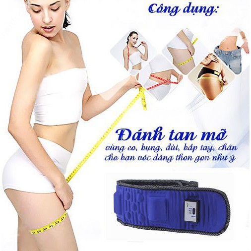 đai massager bụng x5 rung giảm eo siêu nhanh