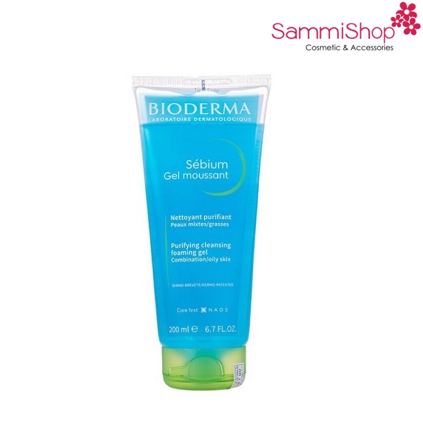 Sữa rửa mặt dạng gel Bioderma Sebium Gel Moussant 200ml