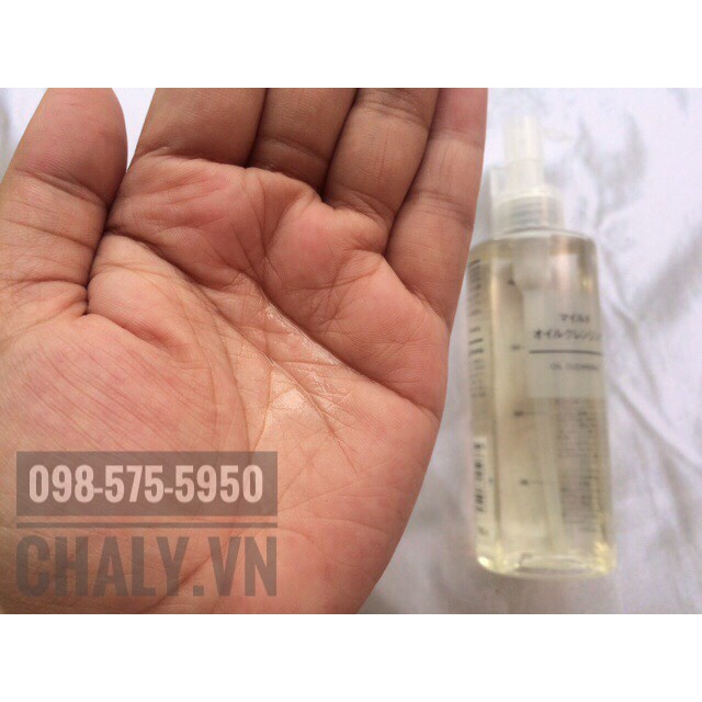 Dầu tẩy trang Muji Mild Cleansing 200ml mẫu mới vừa về. Nội địa Nhật chính hãng. OK cho da dầu mụn