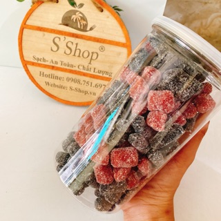 Kẹo dâu mix lon 500g