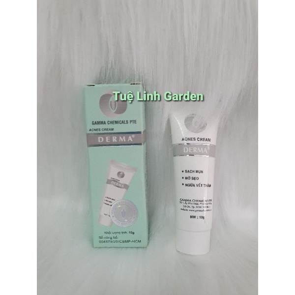 Kem Giảm Thâm Mụn Mờ Sẹo Derma 10g Tuệ Linh Garden