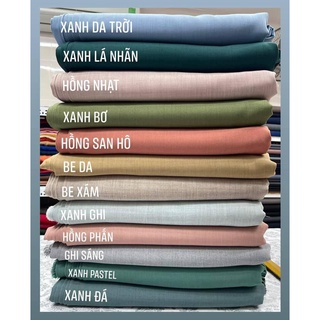 Vải tếch xước gân new bảng màu 2