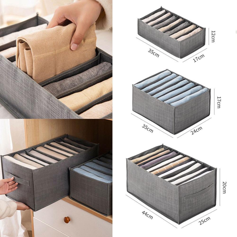 Hộp Đựng Quần Áo Sweater Chia Ngăn Tiện Lợi O9G5