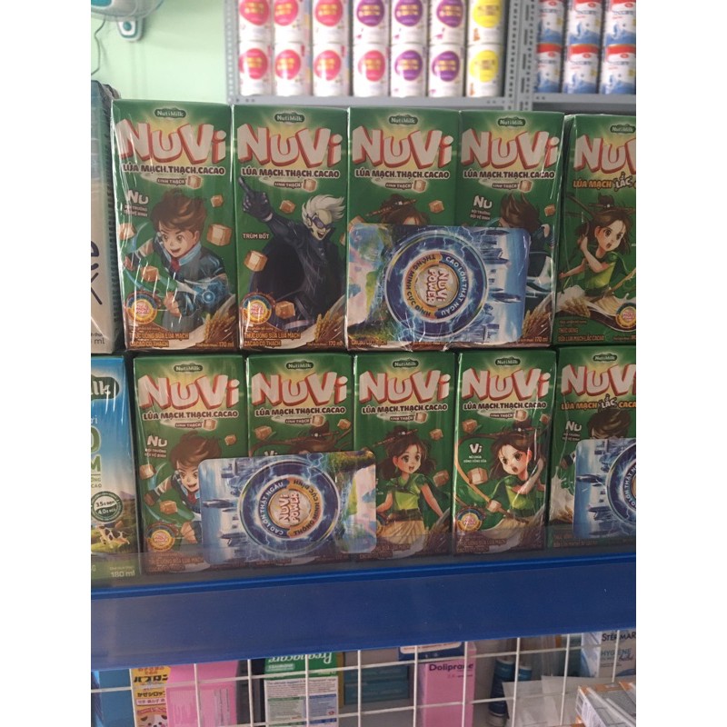 1 Thùng ST NuVi Lúa Mạch Thạch Cacao 180ml
