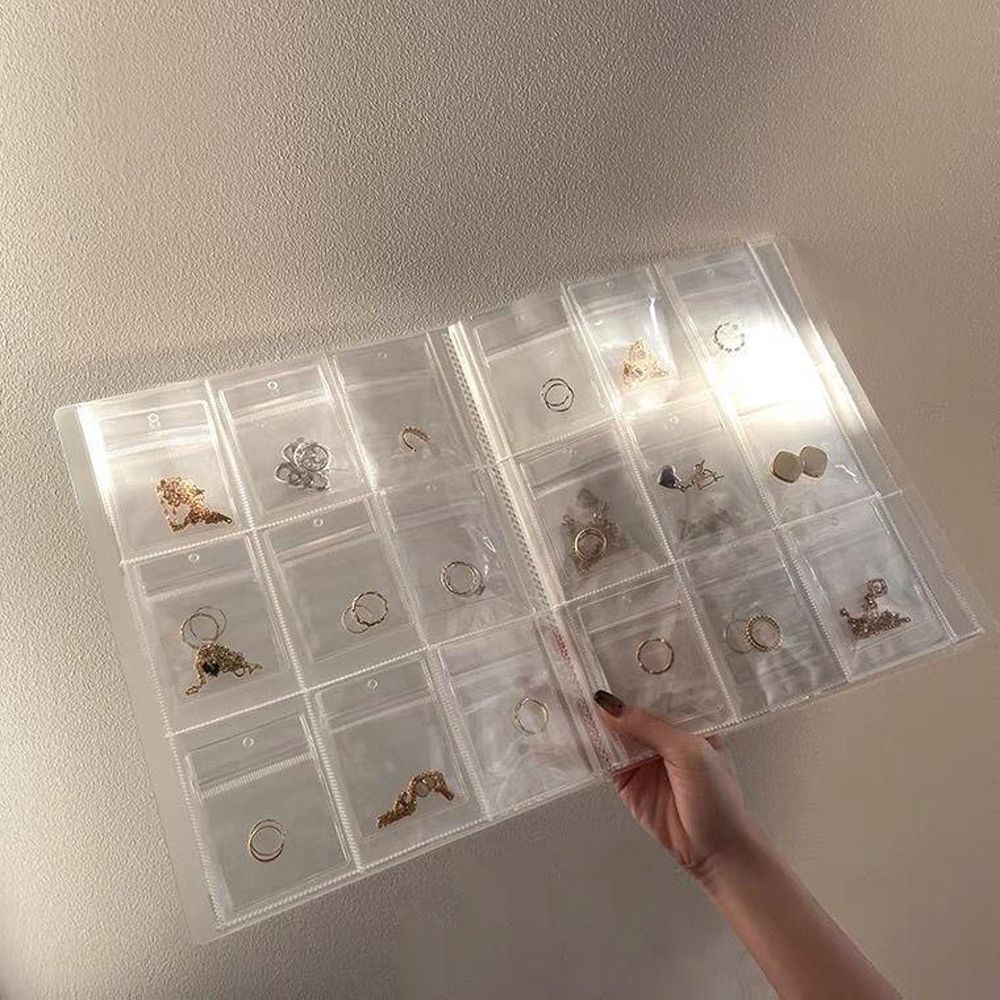 Hộp đựng trang sức hình chữ nhật trong suốt đa năng thanh lịch