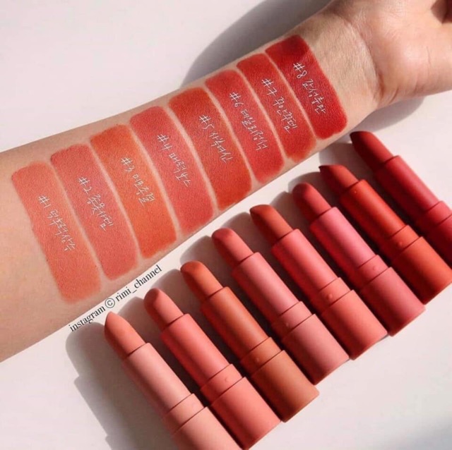 Son thỏi Peripera ink airy velvet stick