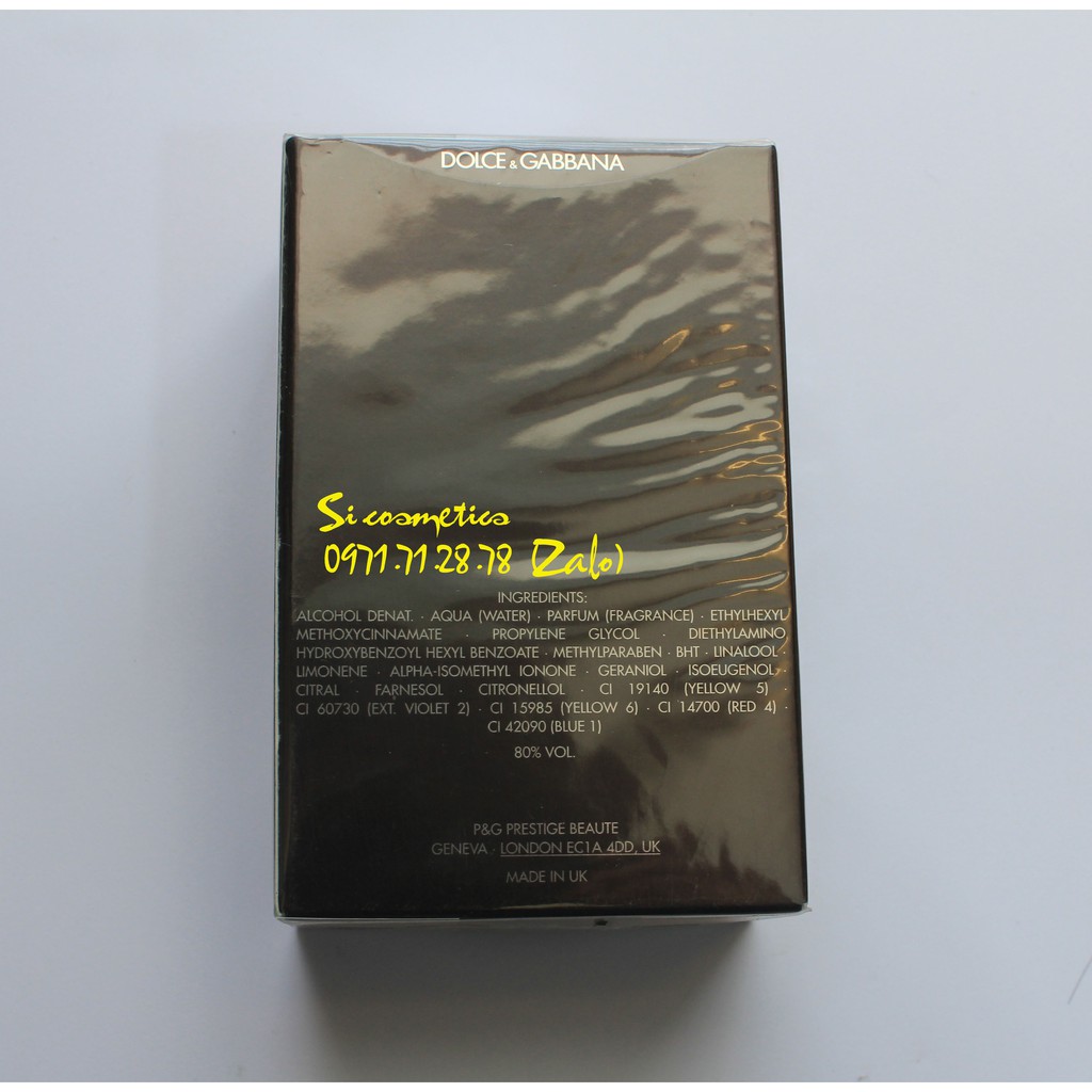 [Mã 1512FMCGSALE giảm 8% đơn 500K] Nước hoa nam DOLCE & GABBANA The One For Men 100ml | BigBuy360 - bigbuy360.vn