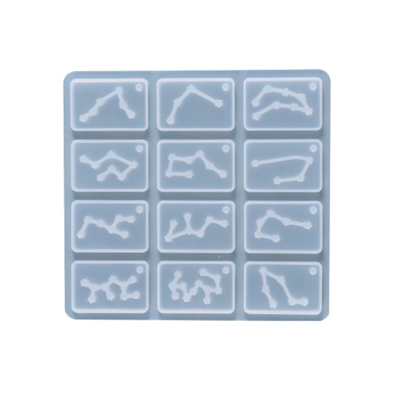 Khuôn Silicone Làm Móc Khóa 12 Cung Hoàng Đạo