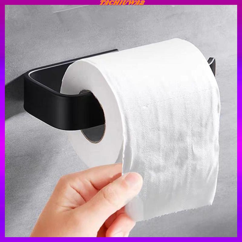 [Tachiuwa2] Giá Đỡ Cuộn Giấy Vệ Sinh Màu Đen Gắn Tường Nhà Bếp