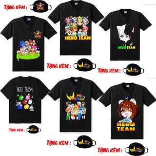 (HOT) BST áo thun Hero Team V2 - Mini World mẫu mới đẹp kèm bịt mặt siêu ngầu bán chạy nhất tại DUSTY SHOP
