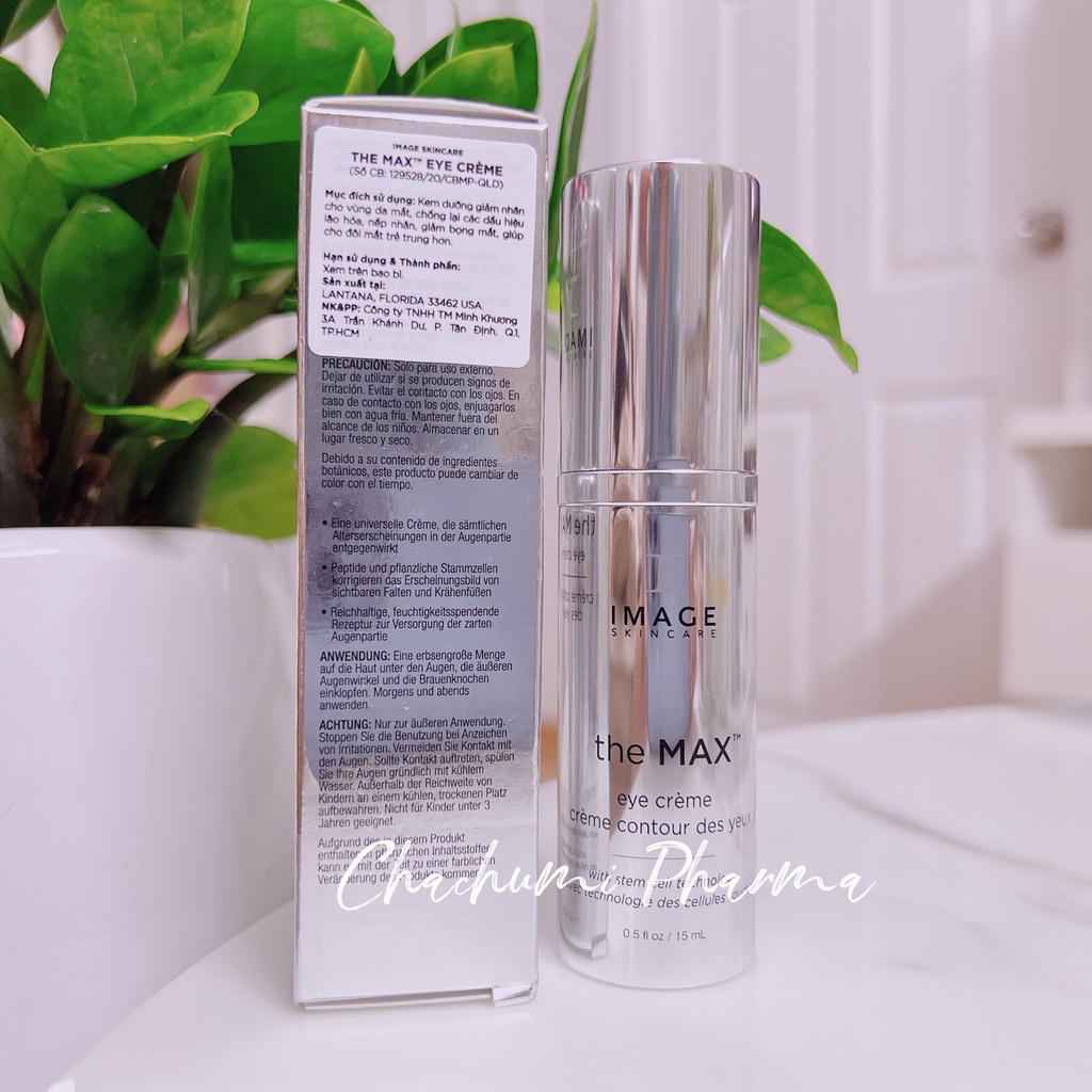 Kem Chống Nhăn Giảm Bọng Mắt Image Skincare The Max Stem Cell Eye Creme