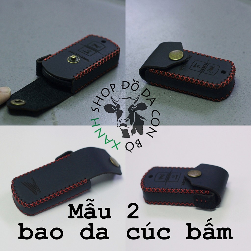 Bao Da Chìa Khóa Smartkey Honda LEAD, AIR BLADE, VISION, Scoopy 2022, Click... - Bao bọc chìa khóa HONDA SMARTKEY