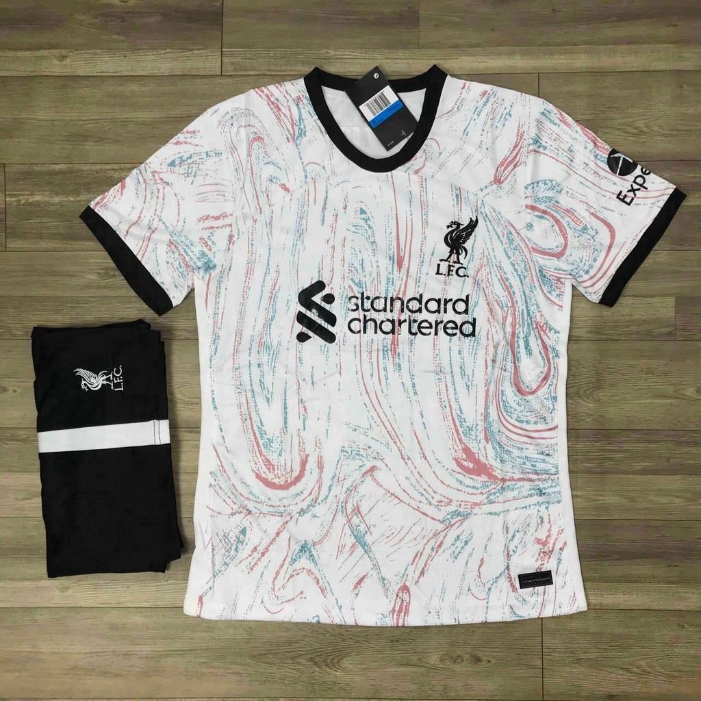 Áo Liverpool Sân Khách 2022/23⚡FREESHIP⚡Bộ Quần Áo Bóng Đá CLB Liverpool 2021/22 Hàng Vải Đẹp sẵn hàng