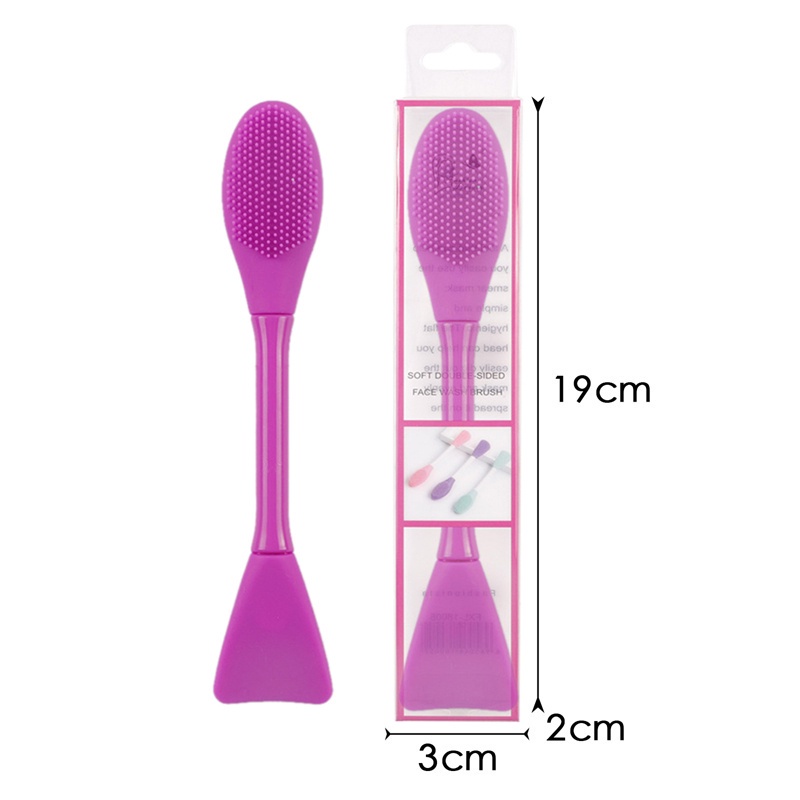 Cọ silicon hai đầu mềm dùng để tán mặt nạ chăm sóc da | BigBuy360 - bigbuy360.vn