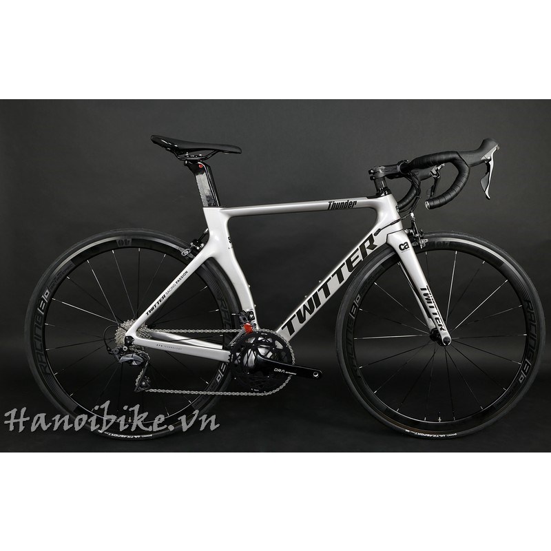 Xe đạp thể thao tay cong Twitter Thuner Plus R2000 2*8 speed