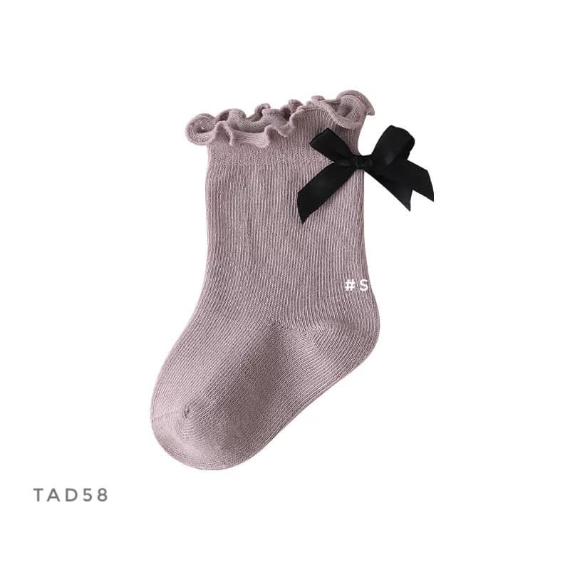 Tất cổ cao đính nơ - TAD58