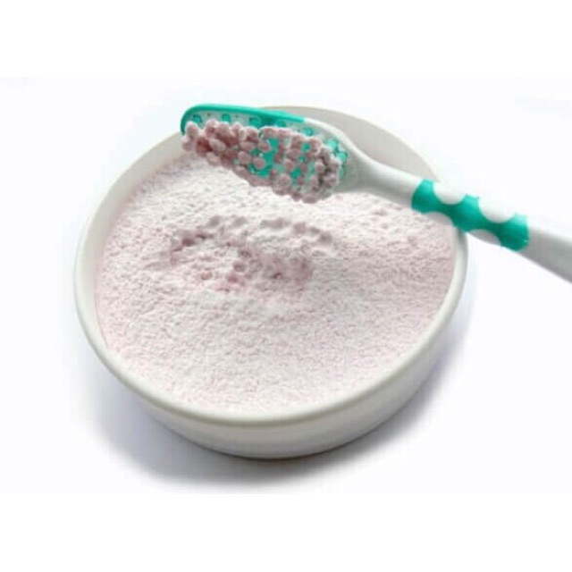 Combo BỘT + KEM đánh tẩy trắng răng Eucryl Toothpowder Freshmint Flavour Anh